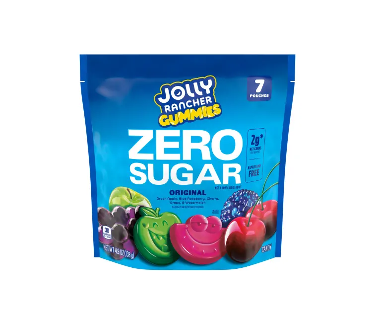 Hershey Jolly Rancher Zero Sugar Gummies package