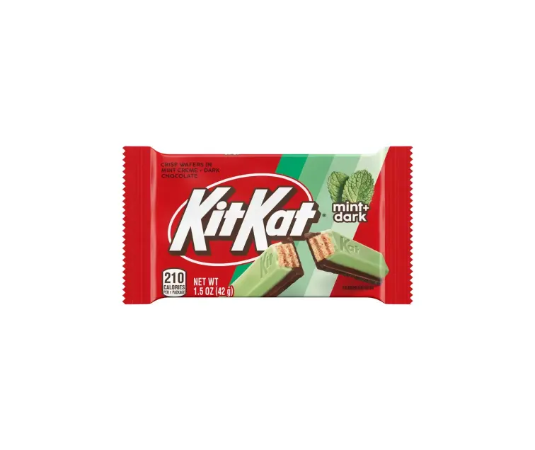 Hershey Kit Kat Mint + Dark Chocolate package