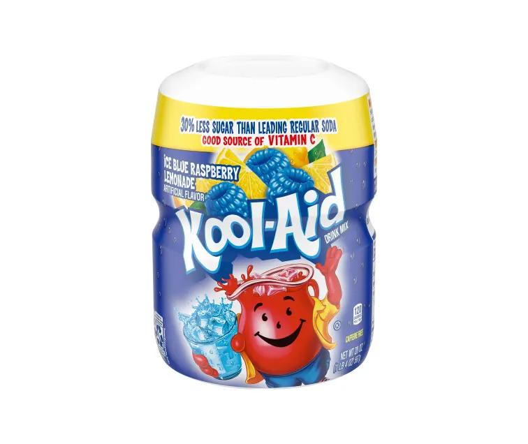 Kraft Heinz Kool-Aid Blue Raspberry Lemonade Drink Mix package