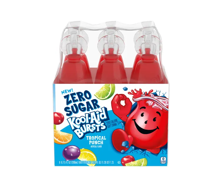 Kraft Heinz Kool-Aid Bursts Tropical Punch Zero Sugar package