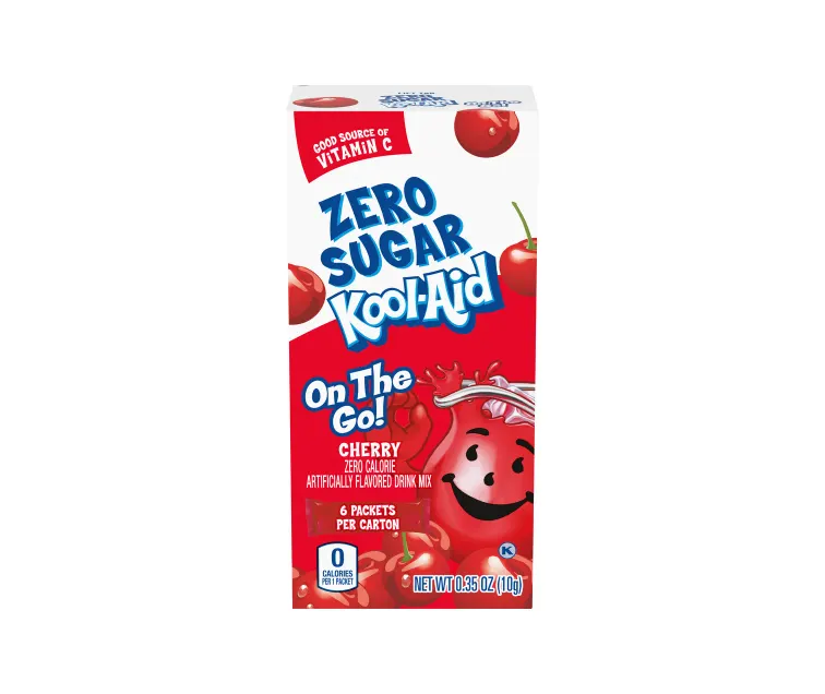 Kraft Heinz Kool-Aid Cherry Zero Sugar Drink Mix package