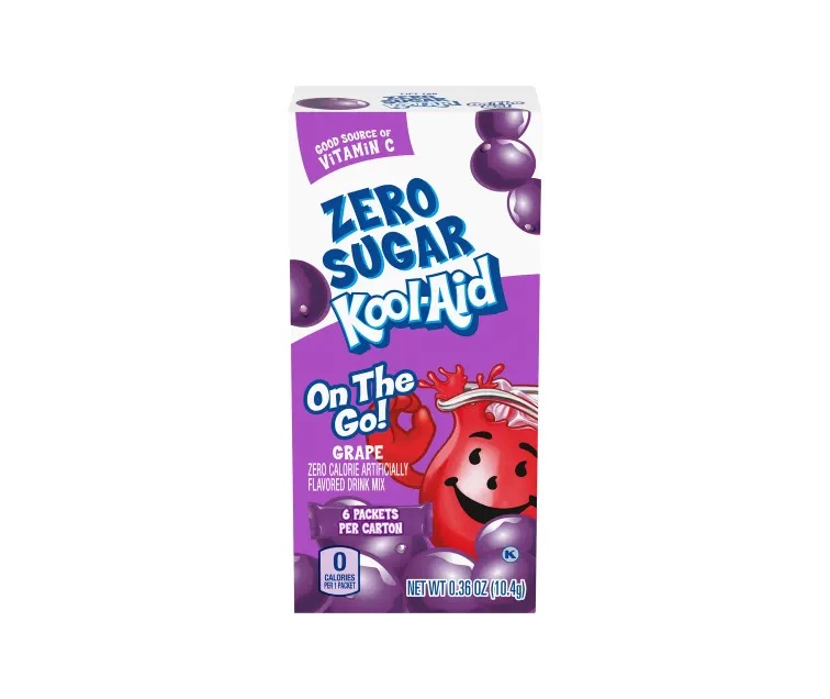 Kraft Heinz Kool-Aid Grape Zero Sugar Drink Mix package