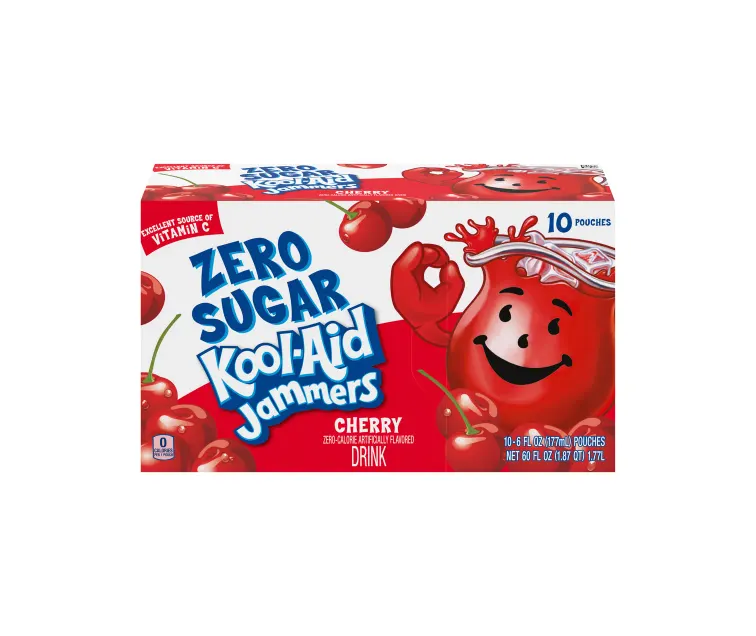 Kraft Heinz Kool-Aid Jammers Cherry Zero Sugar package