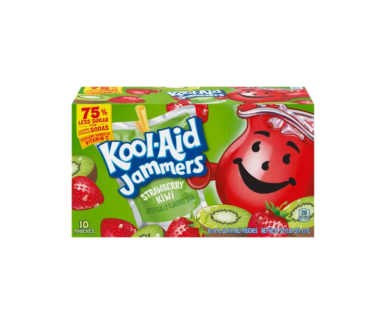 Kraft Heinz Kool-Aid Jammers Strawberry Kiwi package