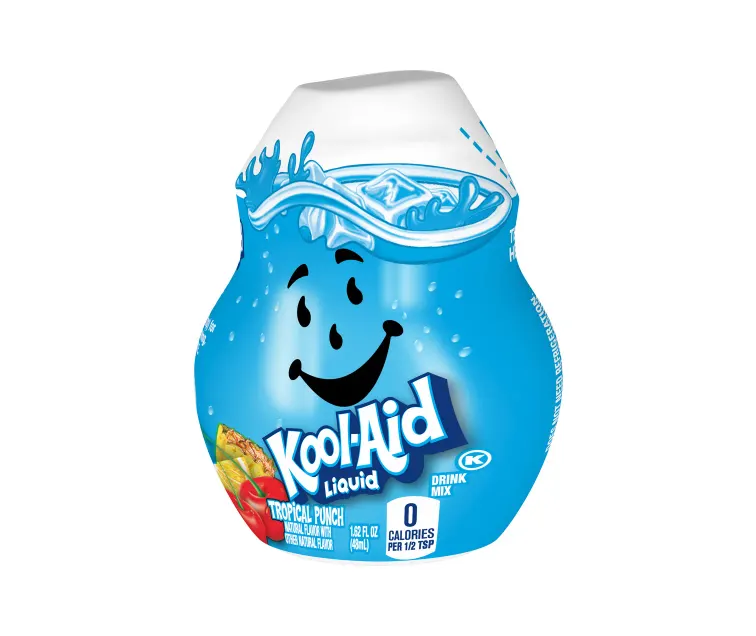 Kraft Heinz Kool-Aid Liquid Tropical Punch Drink Mix package