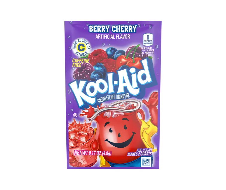 Kraft Heinz Kool-Aid Unsweetened Berry Cherry Drink Mix package