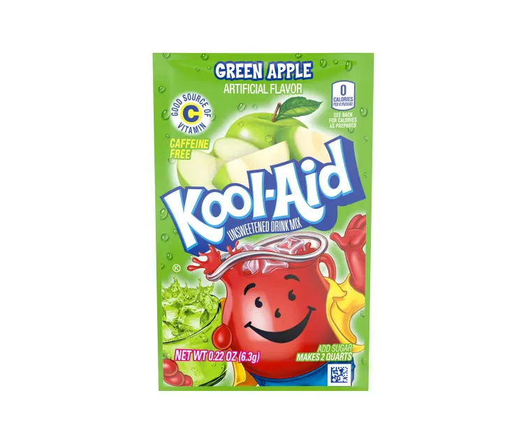 Kraft Heinz Kool-Aid Unsweetened Green Apple Drink Mix package
