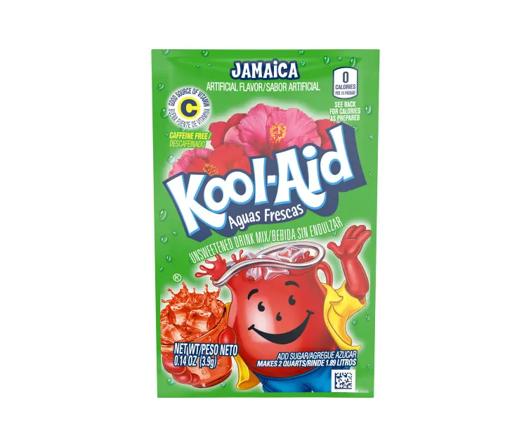 Kraft Heinz Kool-Aid Unsweetened Jamaica Drink Mix package