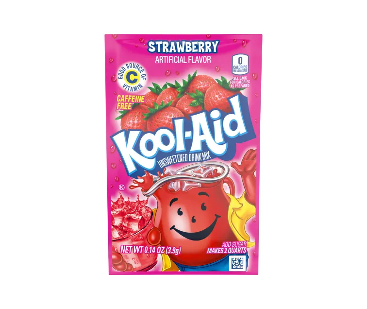 Kraft Heinz Kool-Aid Unsweetened Strawberry Drink Mix package
