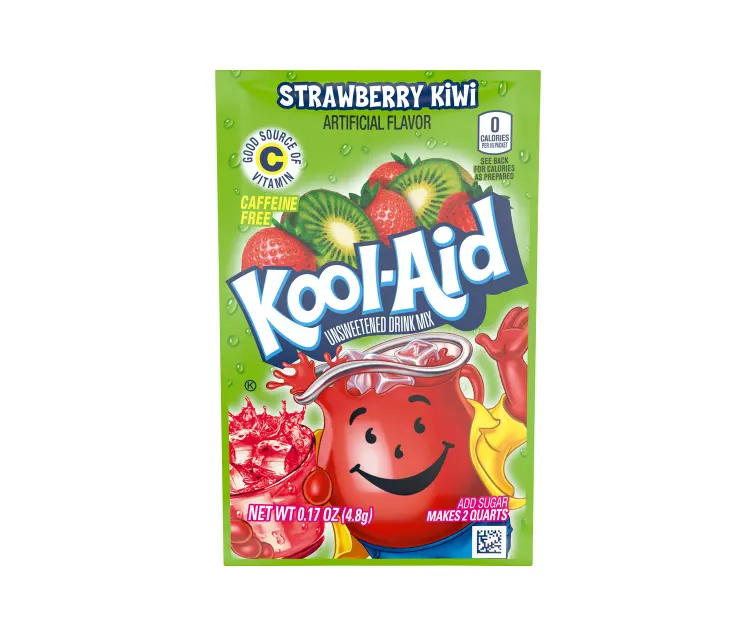Kraft Heinz Kool-Aid Unsweetened Strawberry Kiwi Drink Mix package