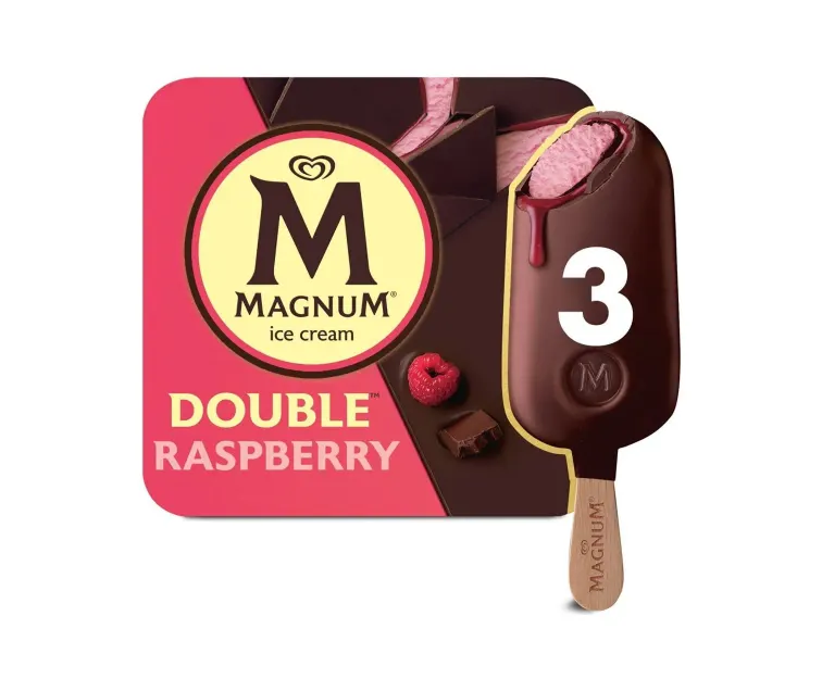 Unilever Magnum Double Raspberry package