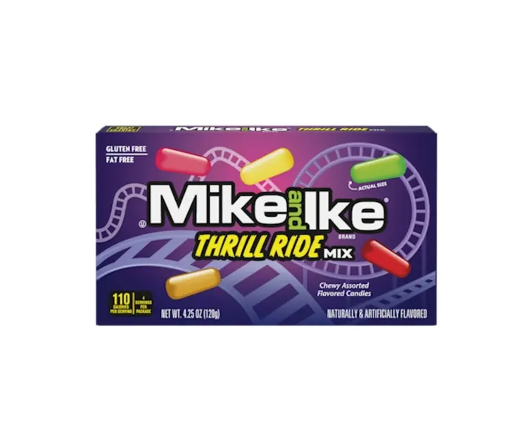 Just Born Mike and Ike Thrill Ride Mix package
