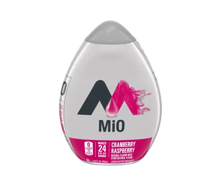 Kraft Heinz MiO Cranberry Raspberry package