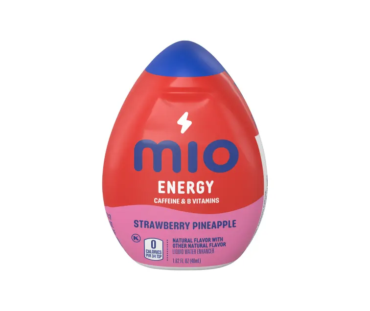 Kraft Heinz MiO Energy Strawberry Pineapple Smash package