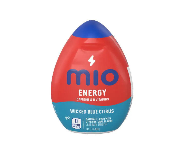 Kraft Heinz MiO Energy Wicked Blue Citrus package