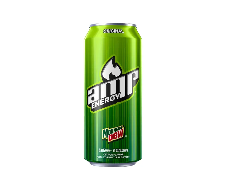 PepsiCo Mountain Dew Amp Energy Original Citrus package