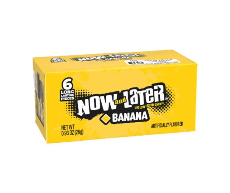 Ferrara Candy Now and Later Banana package