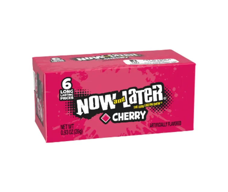 Ferrara Candy Now and Later Cherry package