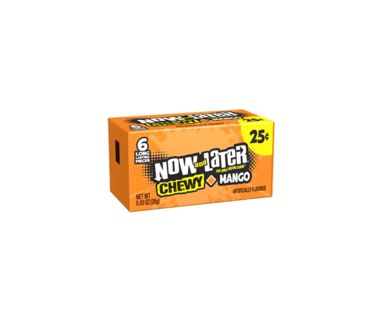 Ferrara Candy Now and Later Chewy Mango package
