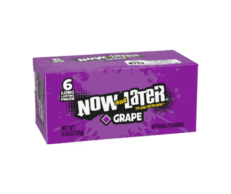 Ferrara Candy Now and Later Grape package