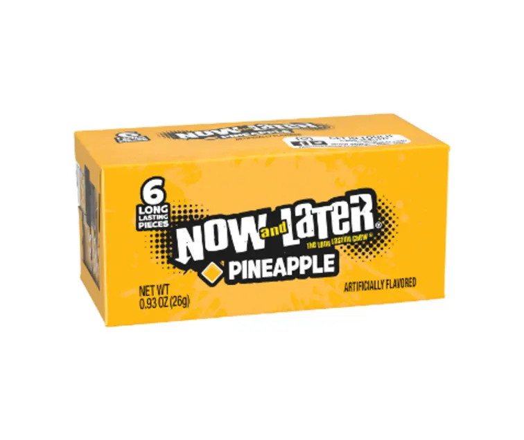 Ferrara Candy Now and Later Pineapple package