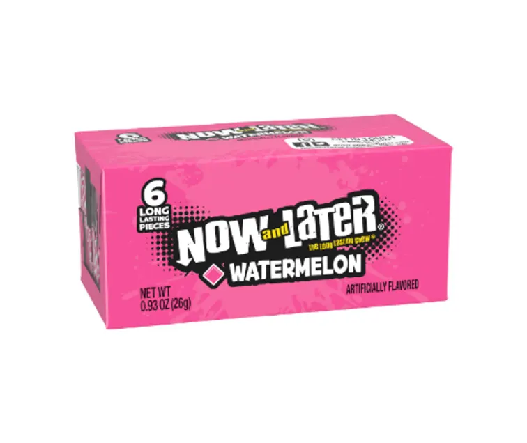 Ferrara Candy Now and Later Watermelon package