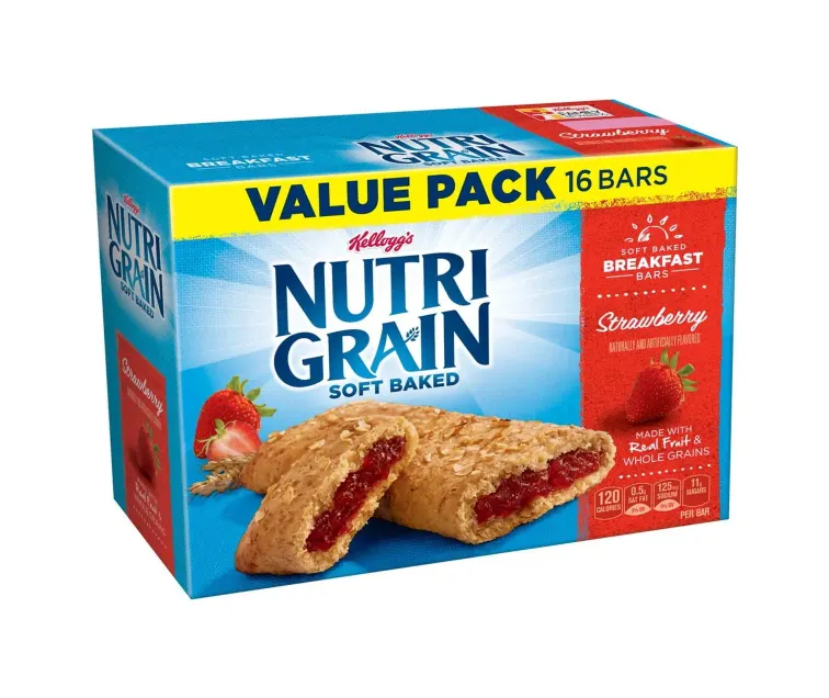 Kellanova Nutri-Grain Strawberry package
