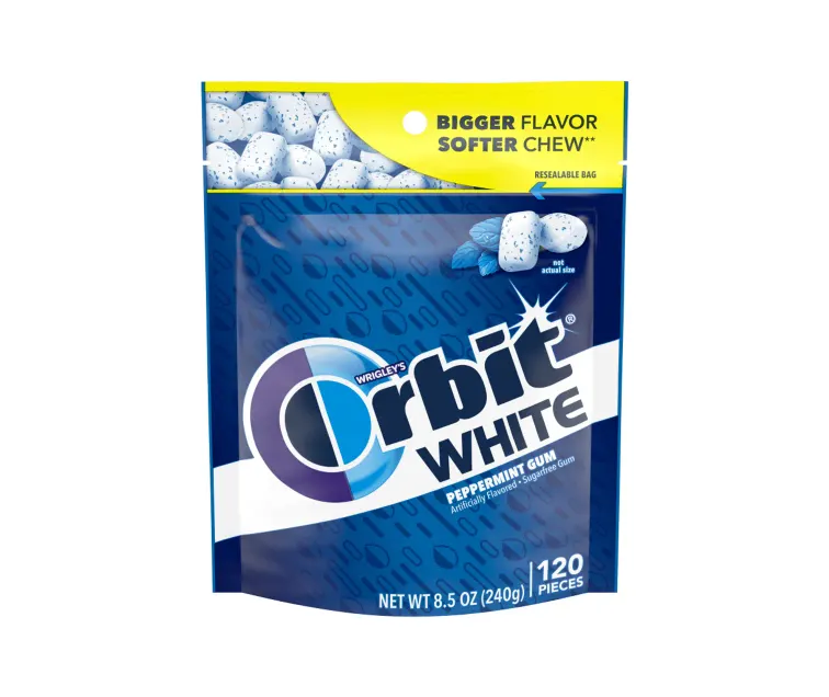Wrigley Orbit White Peppermint package