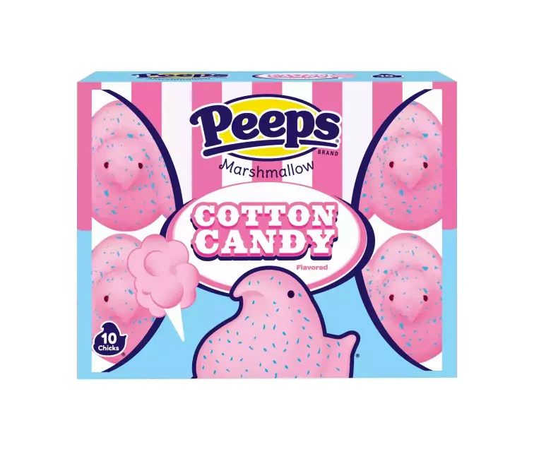 Just Born Peeps Cotton Candy Chicks package