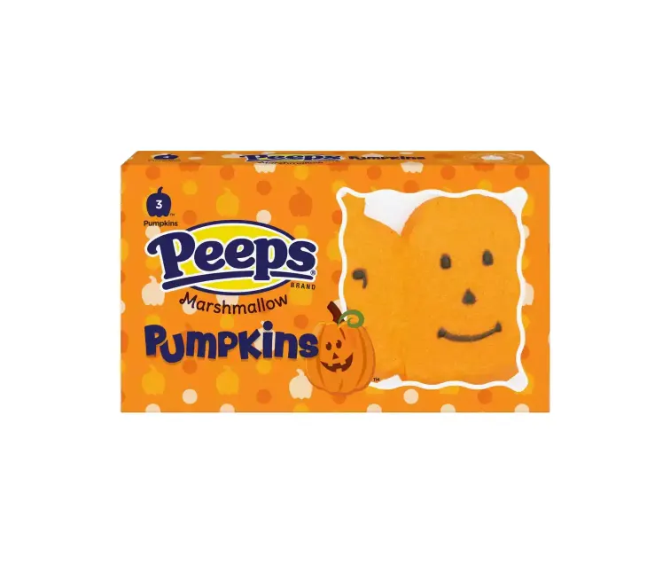 Just Born Peeps Marshmallow Pumpkins package