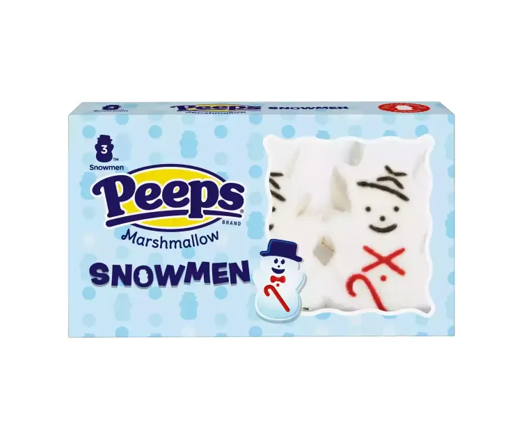 Just Born Peeps Marshmallow Snowmen package