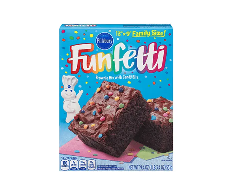Pillsbury Pillsbury Funfetti Brownie Mix package