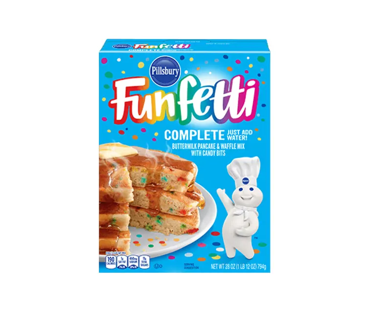 Pillsbury Pillsbury Funfetti Pancake & Waffle Mix package