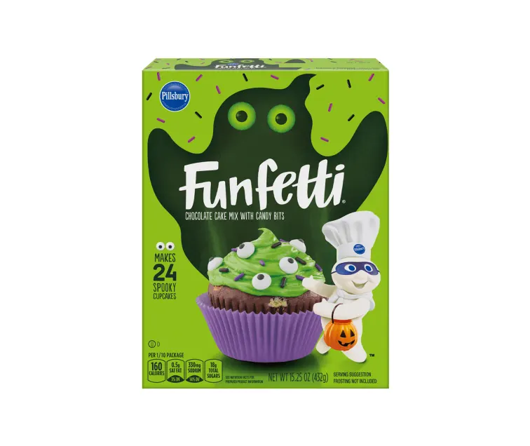Pillsbury Pillsbury Funfetti Slime Cake Mix package