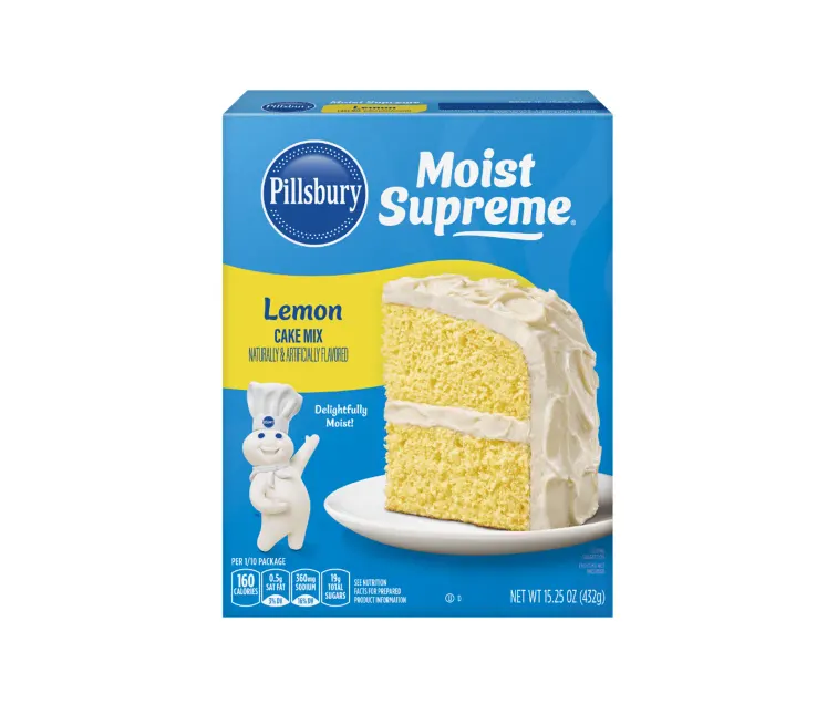 Pillsbury Pillsbury Moist Supreme Lemon Cake Mix package