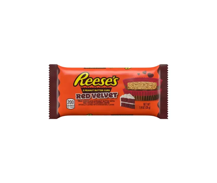 Hershey Reese's Red Velvet Peanut Butter Cups package