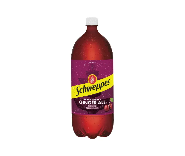 Keurig Dr Pepper Schweppes Black Cherry Ginger Ale package