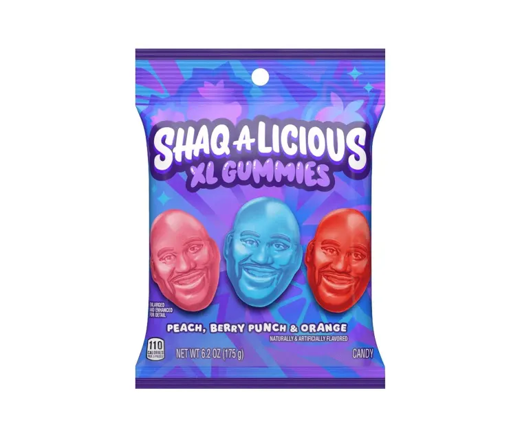 Hershey Shaq-a-licious XL Gummies package