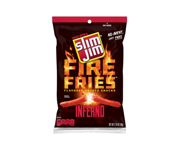 Conagra Slim Jim Fire Fries Inferno package