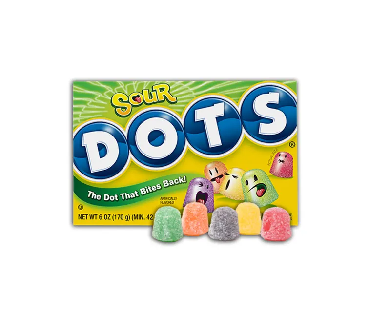 Tootsie Roll Sour Dots package