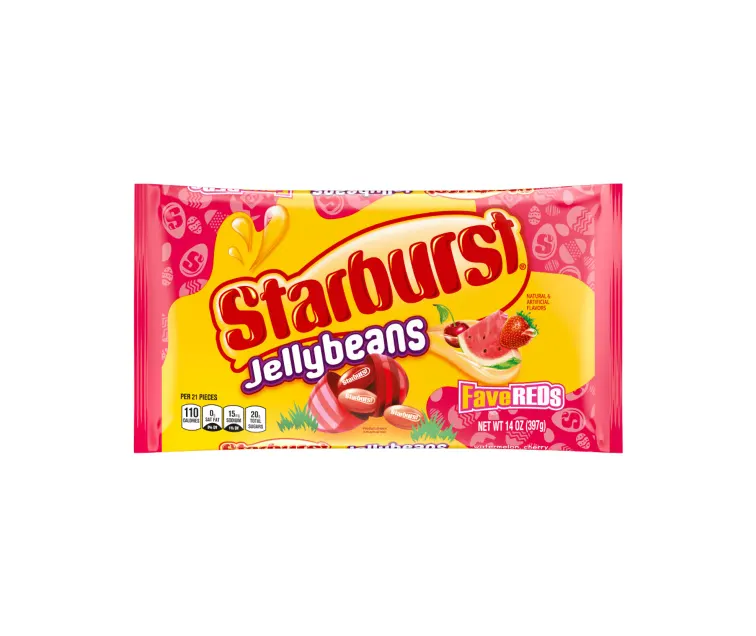 Mars Starburst FaveREDs Jellybeans package