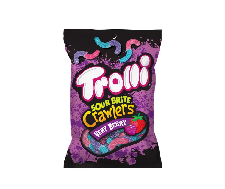 Ferrara Candy Trolli Sour Brite Crawlers Very Berry package