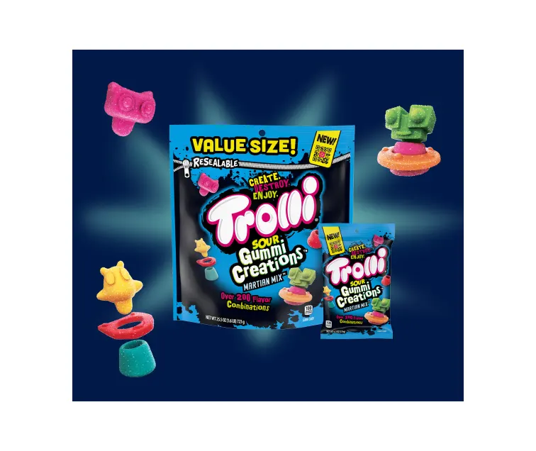 Ferrara Candy Trolli Sour Gummi Creations Martian Mix package