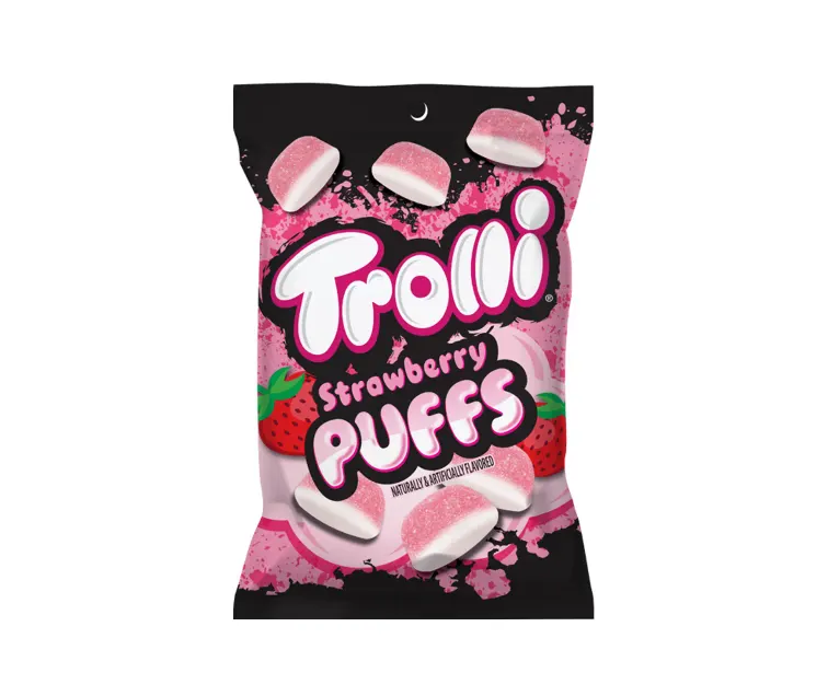 Ferrara Candy Trolli Strawberry Puffs package