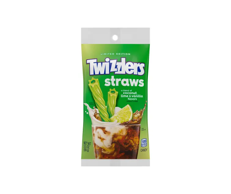 Hershey Twizzlers Straws Coconut Lime & Vanilla package