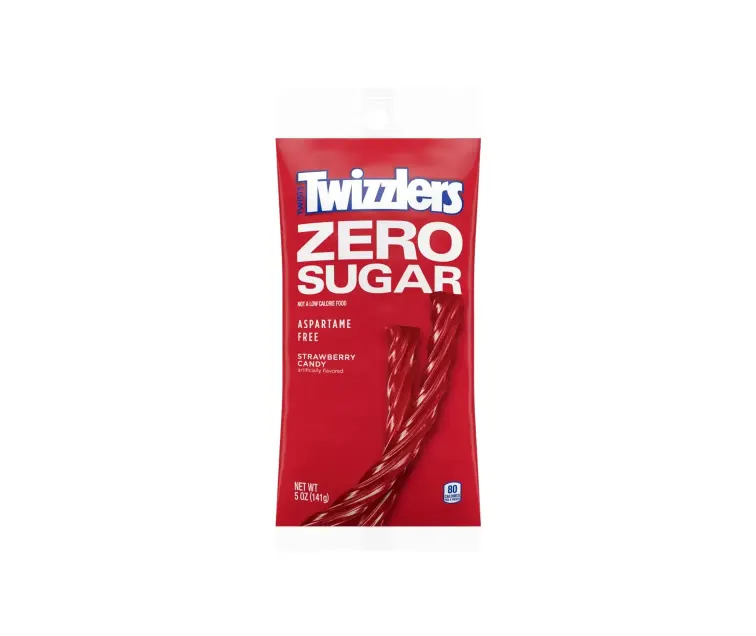 Hershey Twizzlers Zero Sugar Strawberry Twists package