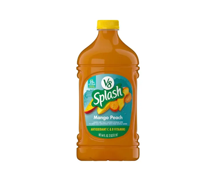 Campbell's V8 Splash Mango Peach package